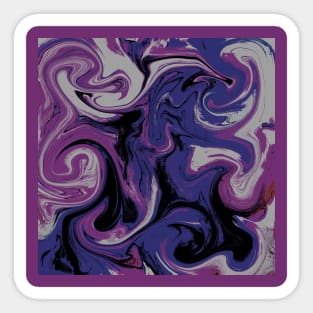 Purple cloud Sticker